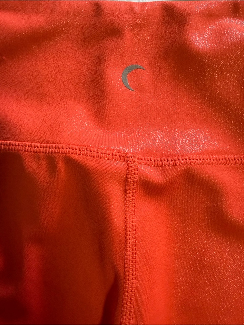 ZYIA LNT METALLIC+ 7/8 LEGGING Size 6-8 Orange